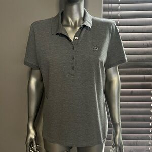 Lacoste Women's Slim Fit Stretch Cotton Piqué Polo Shirt